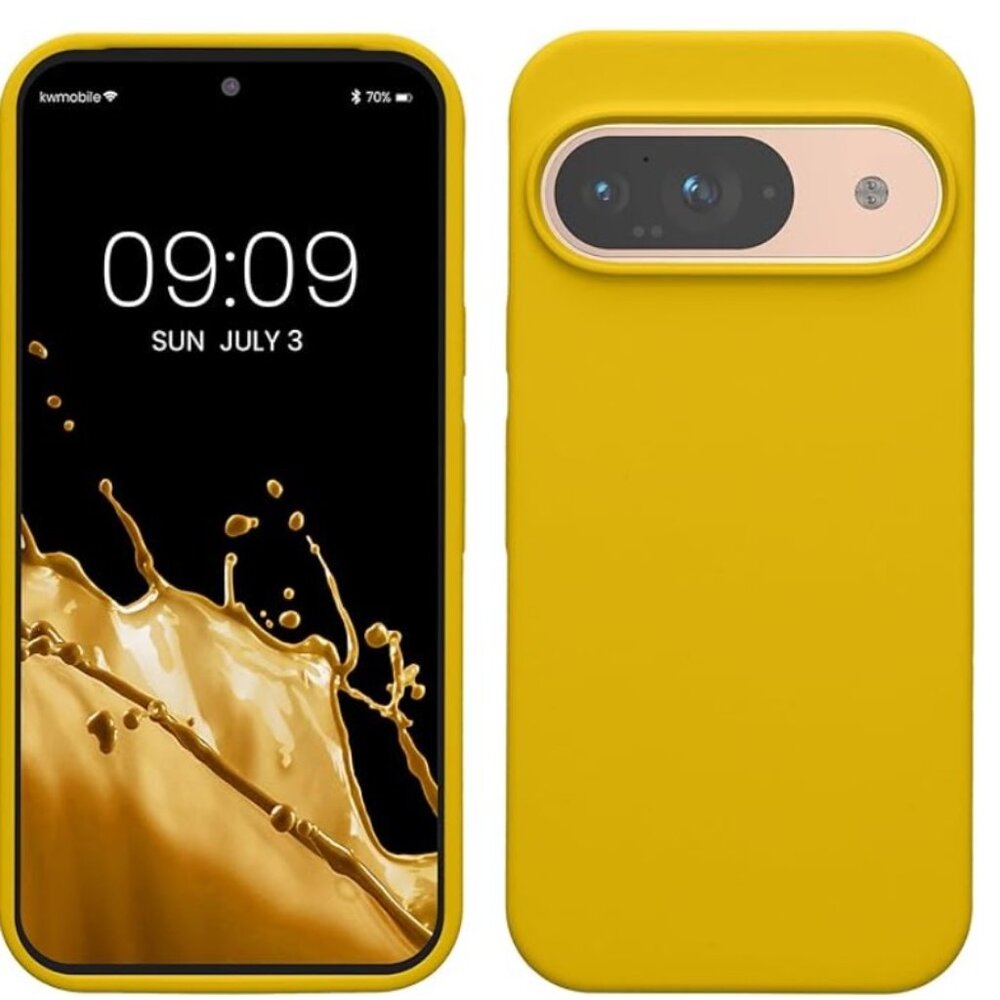 Yellow Silicone Phone Case for Smartphones - Unbranded